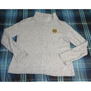 NCAA Notre Dame Fighting Irish Gray Gameday Couture Shirt Size Medium